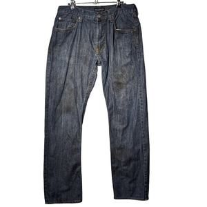 Bullhead Dark Wash Slim Straight Men's Jeans Size 34 X 32